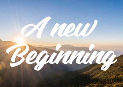 Rejoice that by God’s great mercy you’ve been given a new beginning!