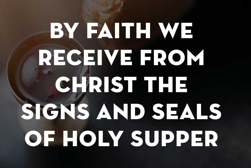 Lord's Supper, Sermon, Holy Supper, Yarrow BC, Reformed Sermon on Lord's Supper