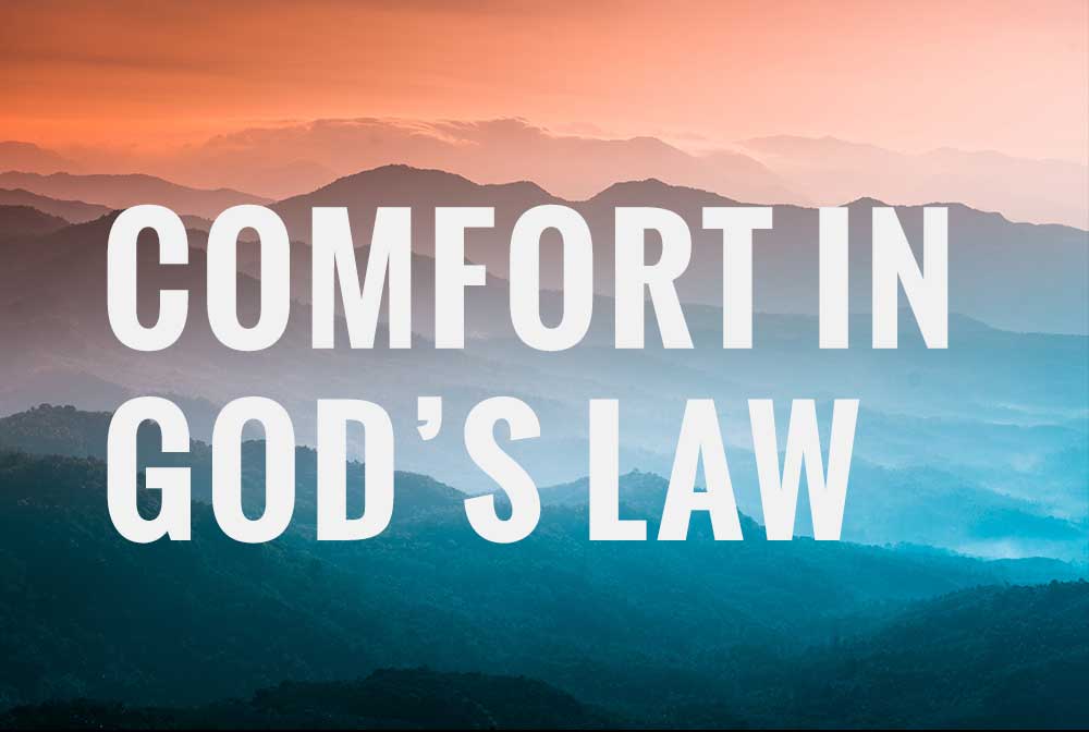 Comfort in God's law